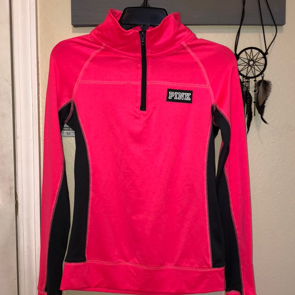Neon Pink Victoria Secret/Pink Quarter Zip